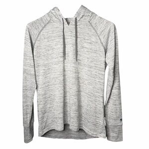 Kuhl Vara Hoodie Lightweight Heather Light Grey Pullover Hoodie 4241 Women Sz M